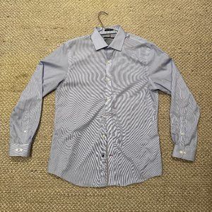 Tommy Hilfiger Blue and White Button down shirt